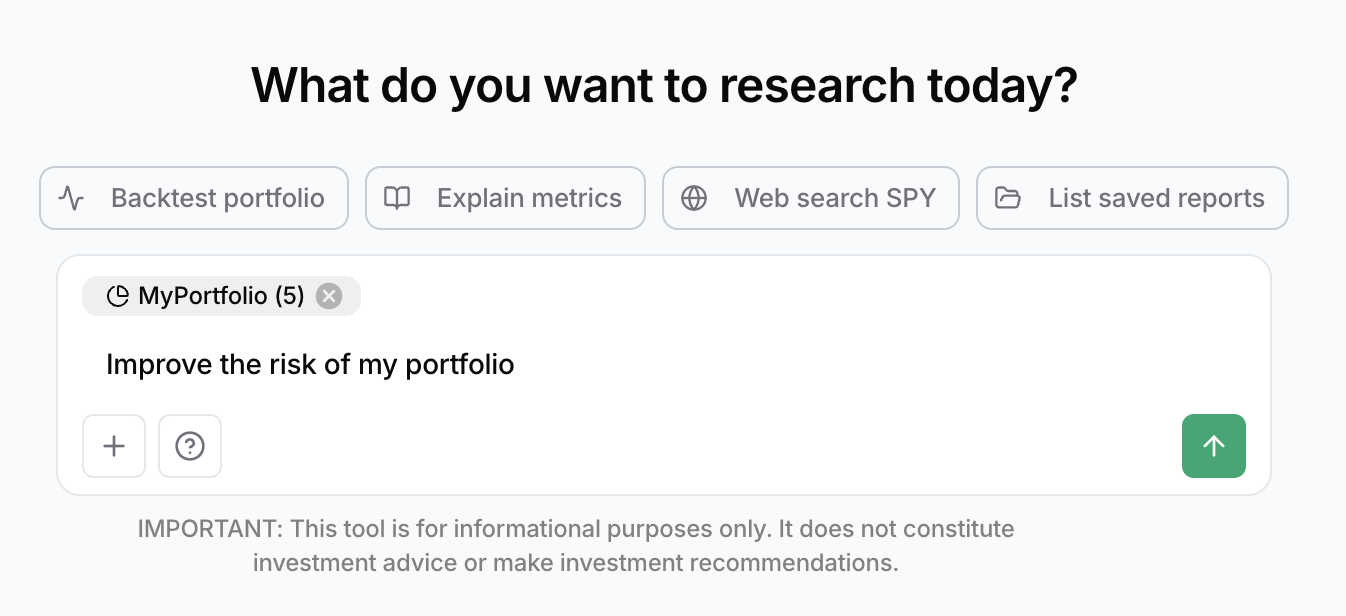 AI Assistant attachment chip and reply